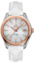 Omega White Dial Rose Gold seamaster