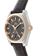 Omega GMT Brown Dial Leather