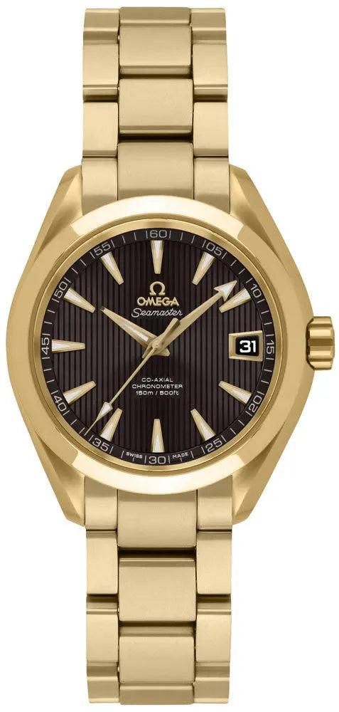 Omega Gold Brown Dial