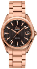 Omega Rose Gold Brown Dial seamaster