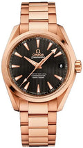 Omega Rose Gold Black Dial