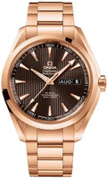 seamaster Omega Rose Gold Brown Dial