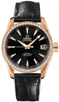 Omega Rose Gold Diamond Bezel seamaster