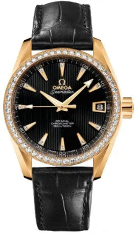 seamaster Omega Diamond Bezel Rose Gold