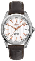 seamaster Omega Brown Leather Rose Gold