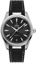 Omega Black Dial Rubber seamaster