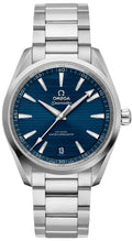 Omega Blue Dial Steel Bracelet