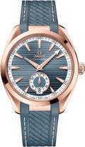 seamaster Omega Blue Dial Rose Gold