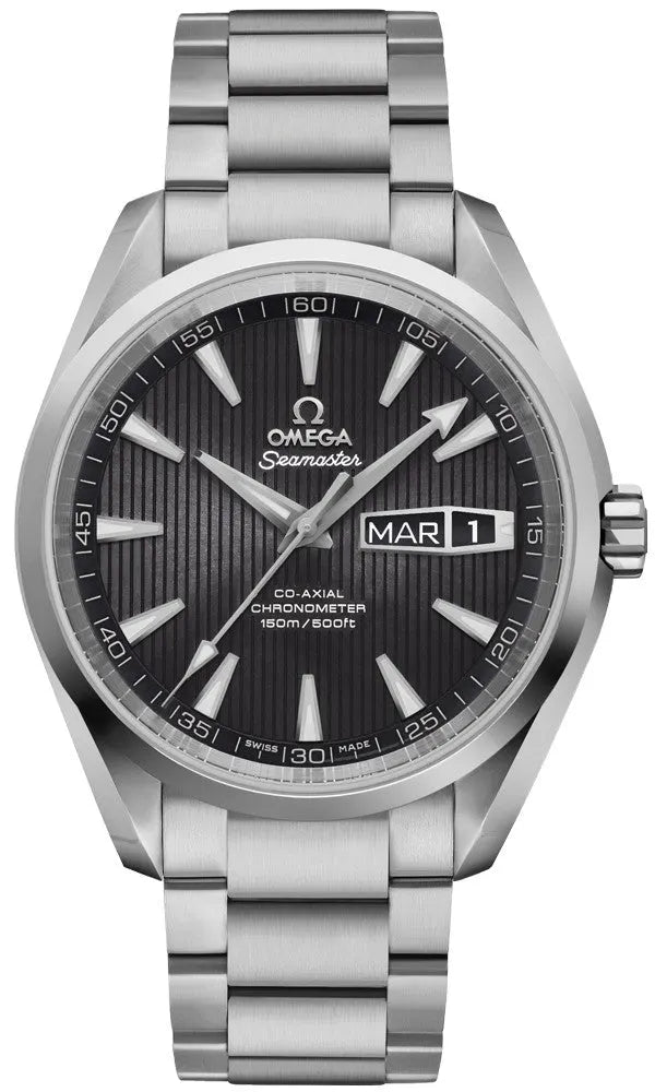 aqua Omega Seamaster Black Steel