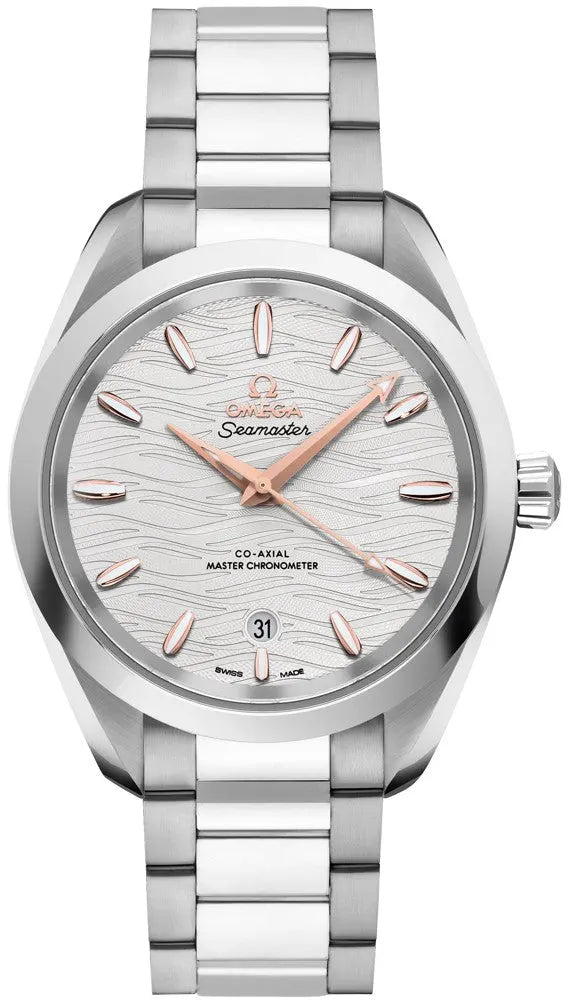 seamaster aqua Omega Silver Wave Dial Steel