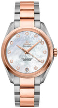 seamaster Omega Mother of Pearl Diamond Watch