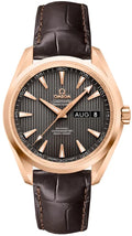 Omega Rose Gold Grey Dial