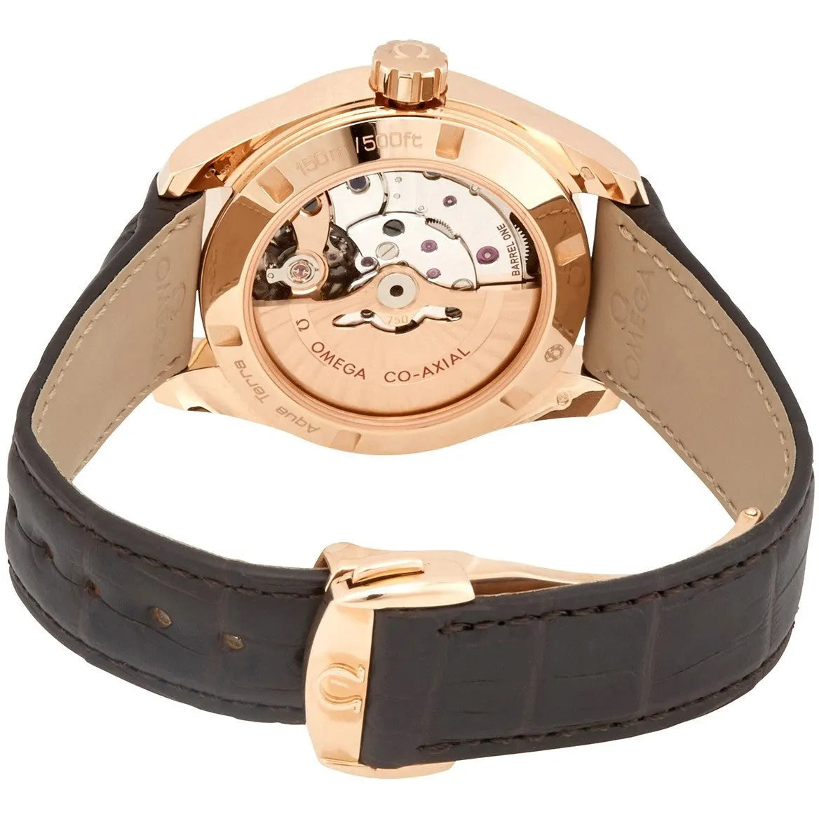 Omega Rose Gold Grey Dial - Hình 3