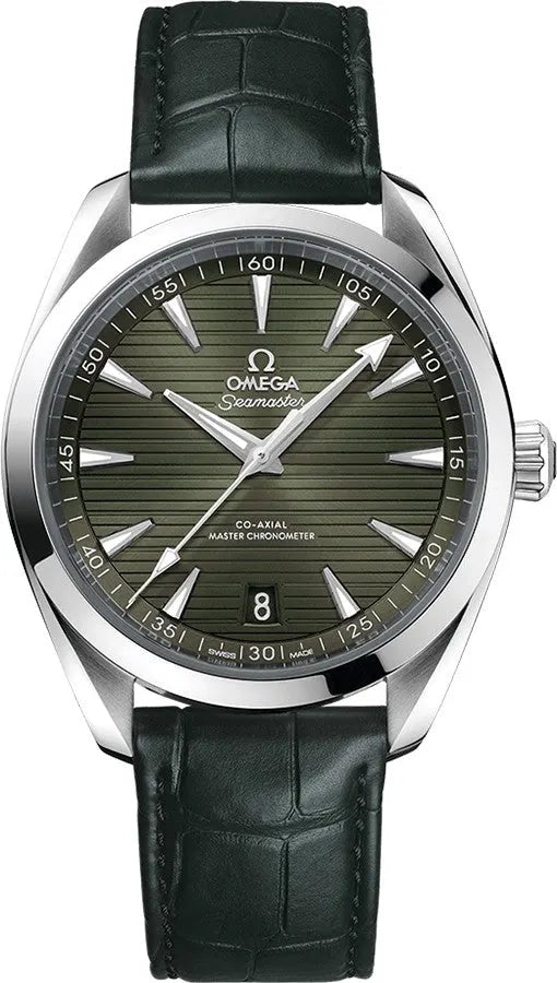Omega Green Dial Alligator