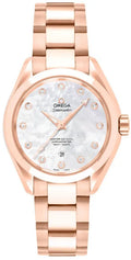 Omega Rose Gold Diamond Dial