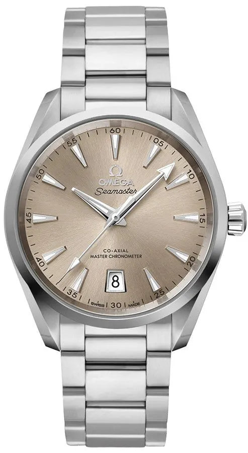 seamaster aqua Omega Silver Dial Steel