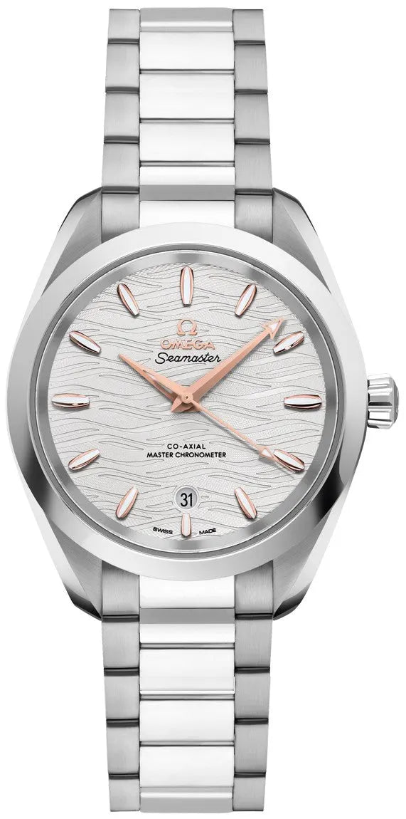 Omega Silver Wave Dial Steel seamaster