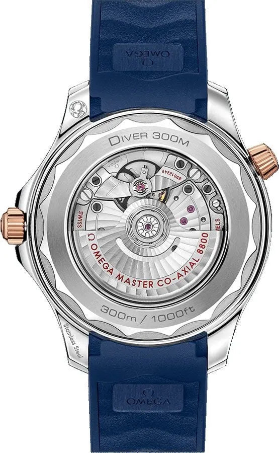 seamaster Omega Blue Wave Rubber - Hình 2