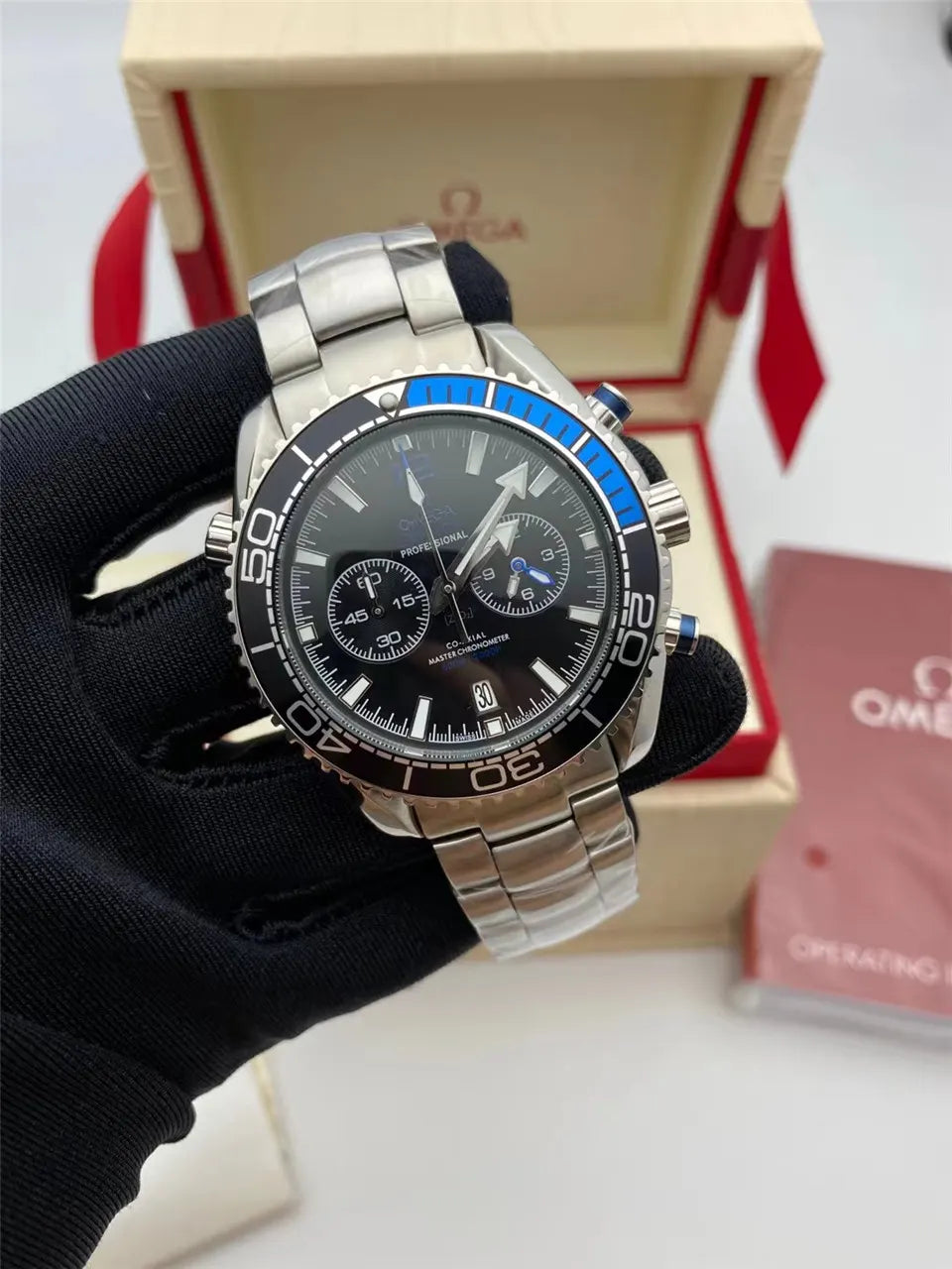 Omega Seamaster Black Blue