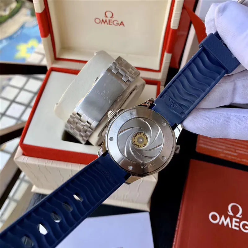 Omega Seamaster Black Pattern - Hình 2
