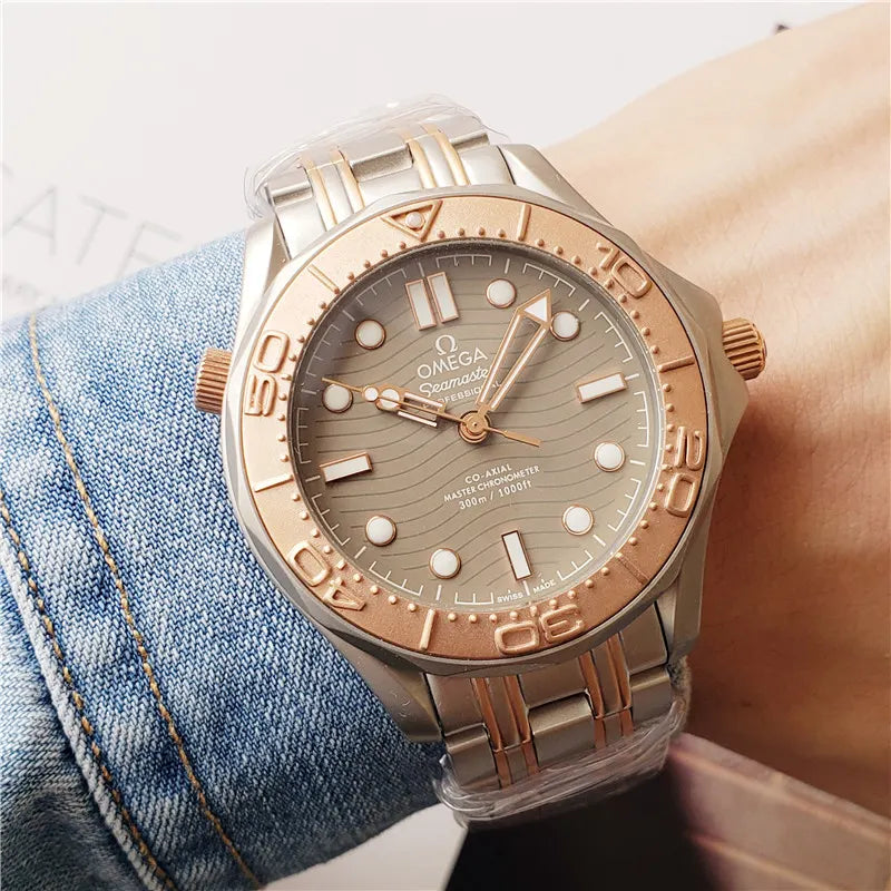Omega Sedna Gold Grey Dial - Hình 4