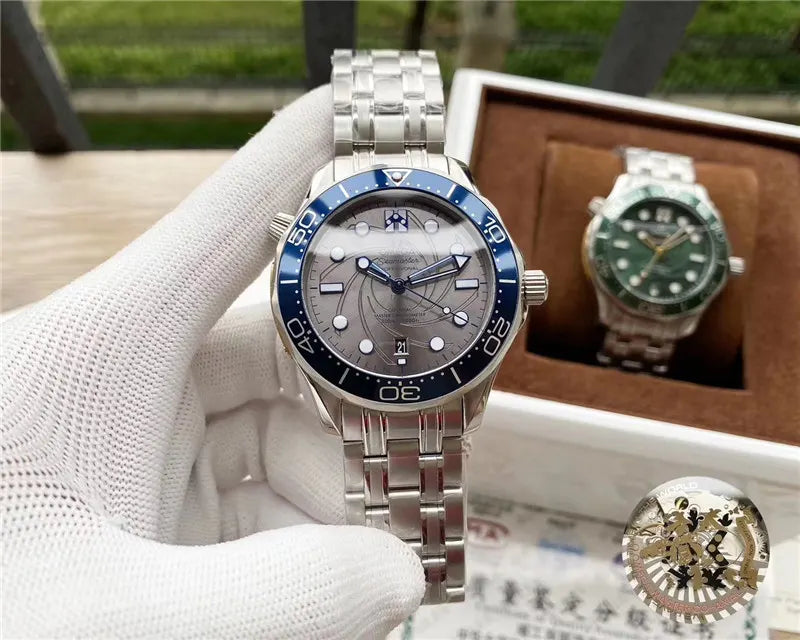 grey Omega Seamaster 007 Edition