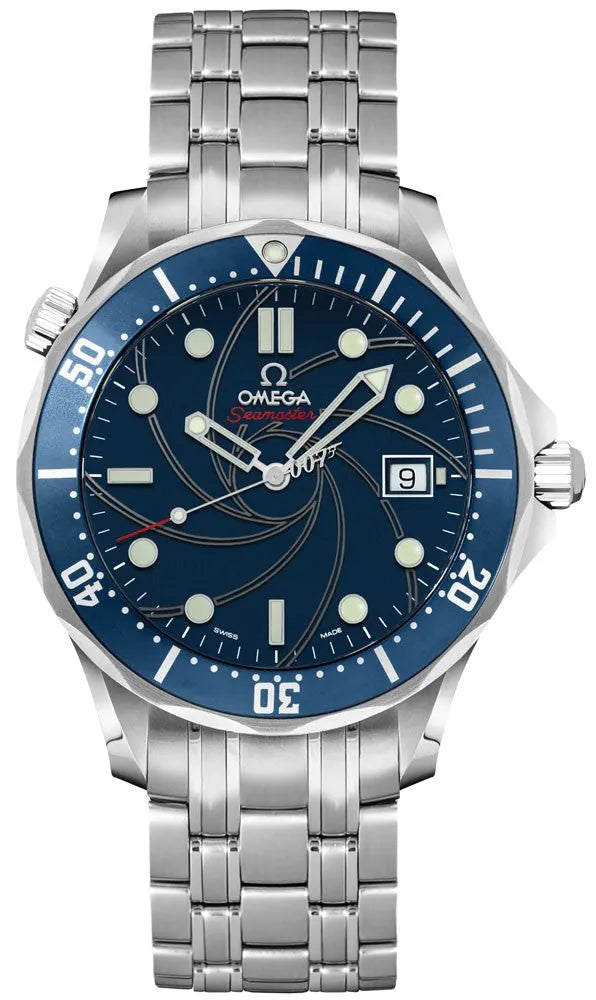 Omega 007 Blue Dial Steel