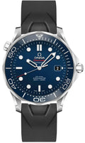 seamaster Omega Blue Dial Rubber
