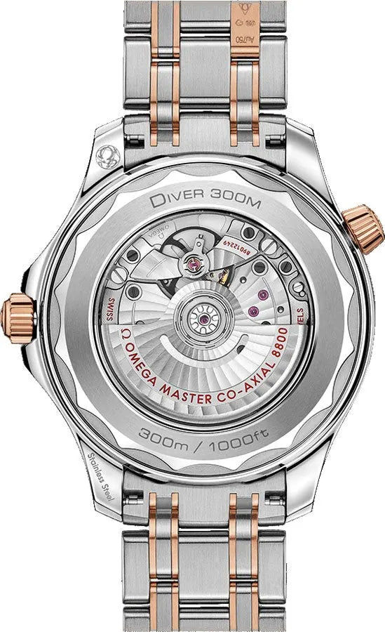 Omega Seamaster Black Wave Rose Gold