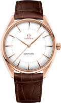 seamaster Omega Rose Gold Brown Leather