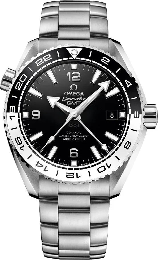 steel Omega Seamaster GMT Black Dial