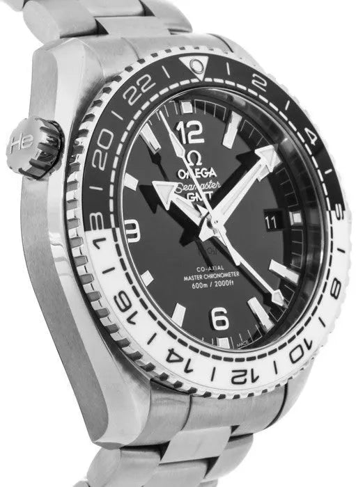 steel Omega Seamaster GMT Black Dial - Hình 2