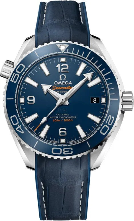 Omega Blue Leather Watch