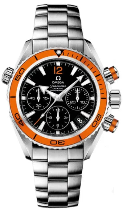 Omega Orange Bezel Chronograph