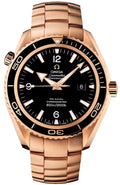 Omega Rose Gold Black Dial seamaster
