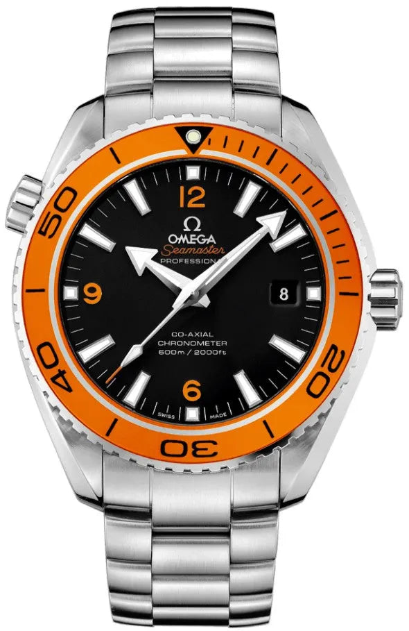 Omega Orange Bezel Steel seamaster