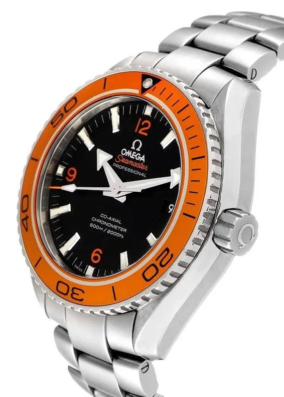Omega Orange Bezel Steel seamaster - Hình 2