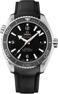 co Omega Black Leather Seamaster