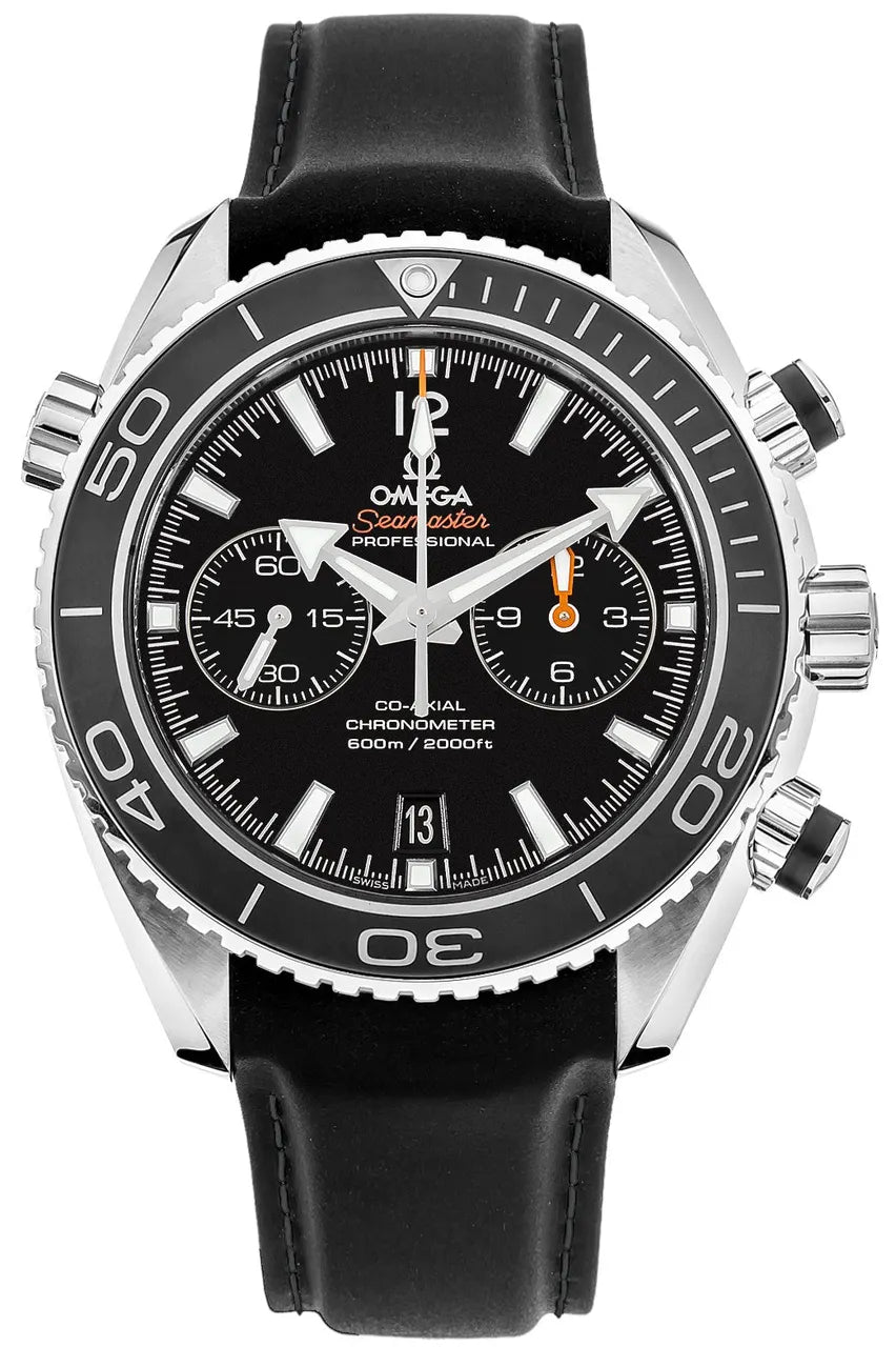Omega Seamaster Pro Chronograph Black Leather