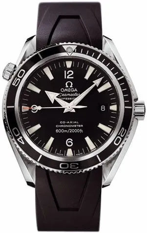 planet Omega Seamaster Black Rubber
