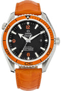 seamaster Omega Orange Bezel Leather