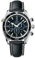 chronograph Omega Seamaster Black Leather