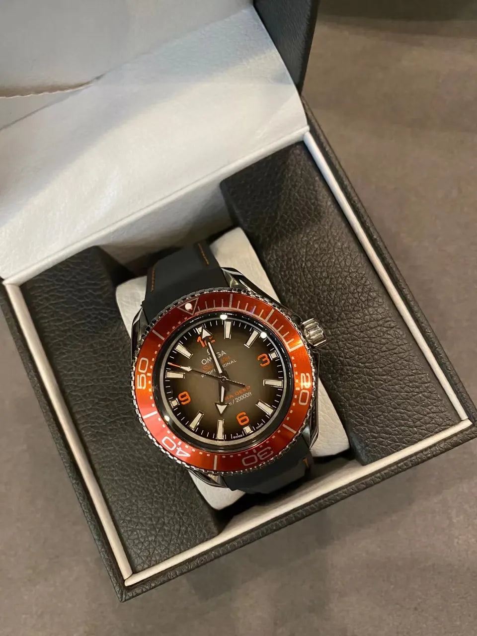 Omega Orange Bezel Rubber
