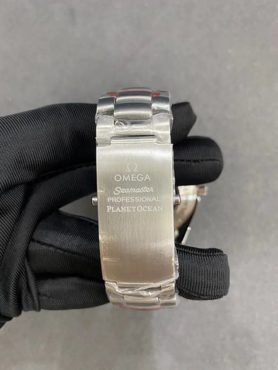 seamaster Omega Orange Bezel Steel - Hình 5