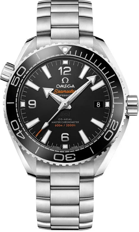 planet Omega Seamaster Black Dial Steel