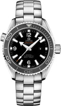 steel co Omega Seamaster Black Dial