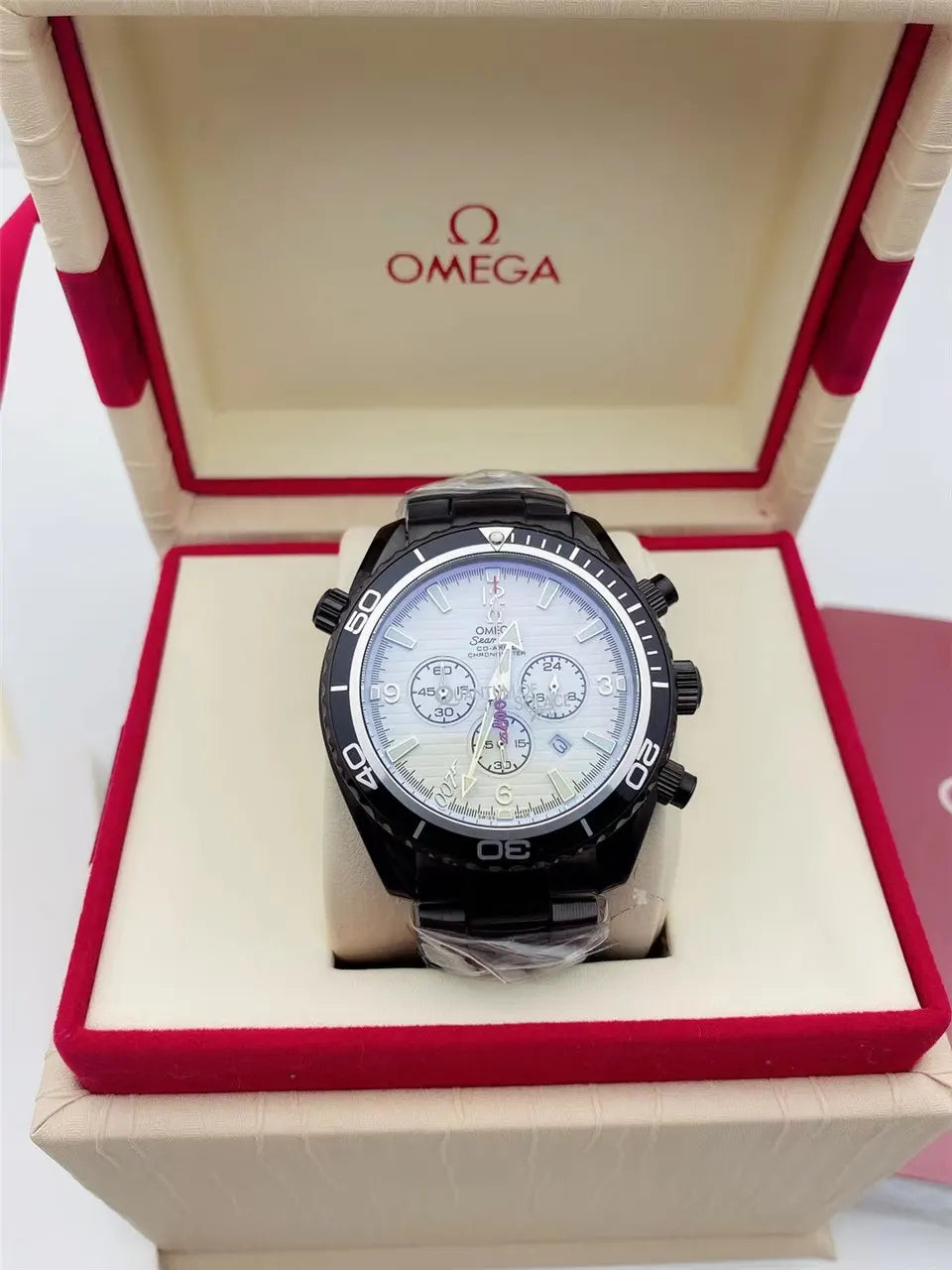 Omega Ceramic Chronograph White