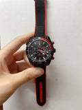 co Omega Seamaster Black Red