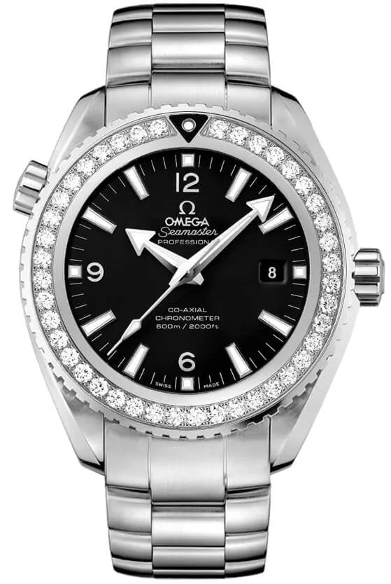 Omega Diamond Bezel Steel Watch