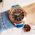 seamaster Omega Orange Bezel Steel